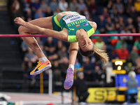 Nicola Olyslagers of Australia is competing in the high jump event at the 2024 World Athletics Championships in the Emirates Arena, Glasgow,...