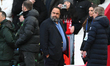 Evangelos Marinakis, the owner of Nottingham Forest, is looking very annoyed with Referee...