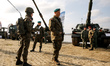 Servicemen present armed vehicles during NATO's  Dragon-24 exercise, a part of large scale...