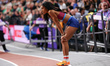 Tara Davis-Woodhall from the USA is competing in the long jump event at the 2024 World Ath...
