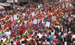Activists of the Trinamool Congress (TMC) are following Mamata Banerjee, the Chief Ministe...
