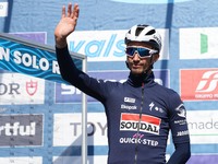 Julian Alaphilippe of France and the Soudal - Quick Step team is preparing for the 59th Tirreno-Adriatico 2024, Stage 5, a 144 km stage from...