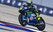 Italian Moto2 rider Dennis Foggia and the Italtrans Racing Team are in action during a pra...