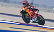 Turkey's Moto2 rider Deniz Oncu and Red Bull KTM Ajo are in action during a practice sessi...