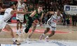 Hugo Besson, number 25 of Openjobmetis Varese, is playing during the LBA Italy Championshi...