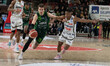 Hugo Besson, number 25 of Openjobmetis Varese, is playing during the LBA Italy Championshi...