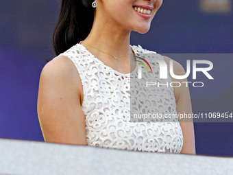Actress Zhang Ziyi is attending a celebration event at a property in Zhengzhou, China, on August 17, 2013. (