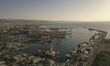 View of the port of Limassol and the city panorama. Cyprus, Tuesday, March 12, 2024. The t...