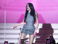 American singer Madison Beer performed live at Fabrique in Milan, Italy, on March 13, 2024. (