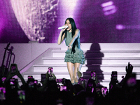 American singer Madison Beer performed live at Fabrique in Milan, Italy, on March 13, 2024. (