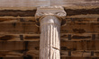 The Ionic column at the Athenian Acropolis in Athens, Greece on March 14th, 2024. 