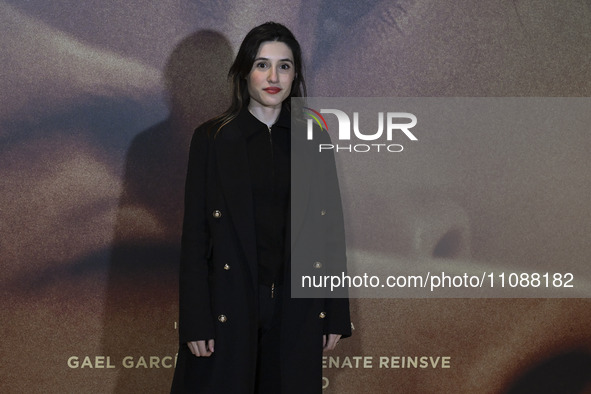 Angela Fontana is attending the photocall for the movie ''Another End'' at the Barberini Cinema in Rome, Italy, on March 20, 2024. 
