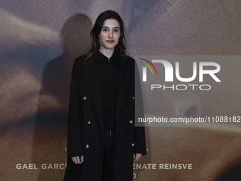 Angela Fontana is attending the photocall for the movie ''Another End'' at the Barberini Cinema in Rome, Italy, on March 20, 2024. (