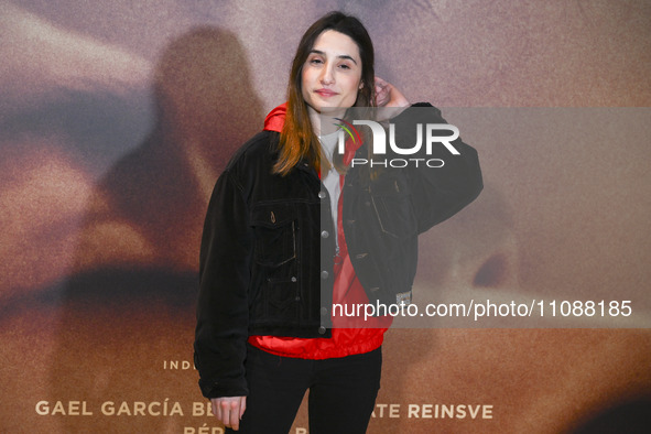 Marianna Fontana is attending the photocall for the movie ''Another End'' at the Barberini Cinema in Rome, Italy, on March 20, 2024. 