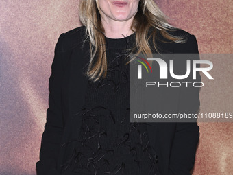 Lucia Mascino is attending the photocall for the movie ''Another End'' at the Barberini Cinema in Rome, Italy, on March 20, 2024. (