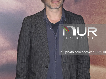 Gael Garcia Bernal is attending the photocall for the movie ''Another End'' at the Barberini Cinema in Rome, Italy, on March 20, 2024. (