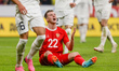 Aleksandr Silyanov (C) of Russia reacts during the international friendly match between Ru...