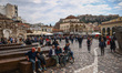 Monastiraki Square in Athens, Greece on March 16th, 2024.  