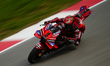 Francesco Pecco Bagnaia (1) of Italy and ly and Ducati Lenovo Team during the qualifying o...