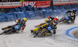 Heikki Huusko of Finland, wearing red, is leading Sweden's Stefan Svensson in yellow, Jasp...