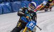 Sweden's Jimmy Olsen (81) is celebrating his heat win at the FIM Ice Speedway Gladiators W...