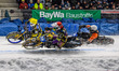 Germany's Max Niedermaier (88) in red is going inside Finland's Heikki Huusko (67) and Fin...