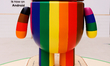 The Google Android logo and mascot, known as Bugdroid by the community, is being displayed...
