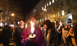 Anti-government demonstration in Budapest, Hungary on March 26, 2024. The demonstration wa...