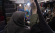 Iranian women are shopping at the Hijab and Chastity fair in the Imam Khomeini Grand Mosqu...