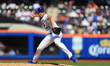 New York Mets relief pitcher Michael Tonkin #51 is throwing during the eighth inning of a...
