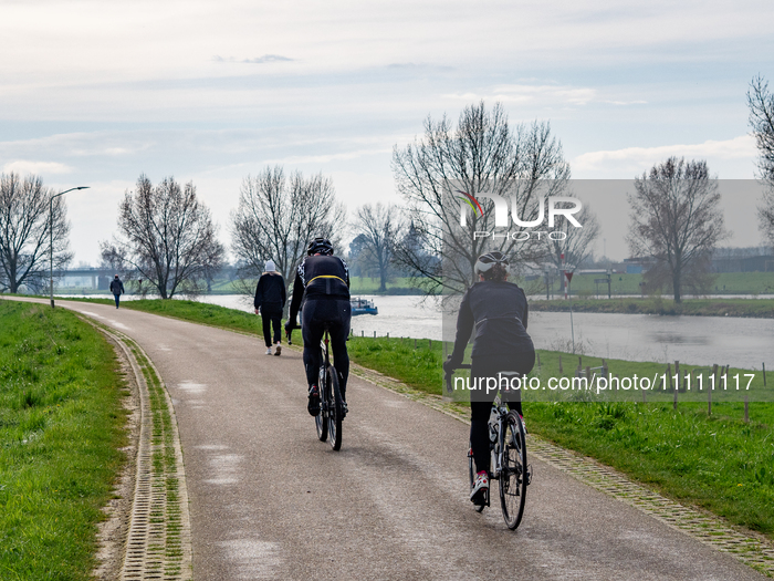 Busy In National Areas During The Easter Holidays, In The Netherlands.