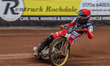 Norick Blodorn of the Belle Vue ATPI Aces is in action during the Rowe Motor Oil Premiersh...