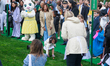 Vice President Kamala Harris attends the 2024 White House Easter Egg Roll on the South Law...