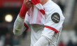 Chris Rigg is reacting at full time during the Sky Bet Championship match between Sunderla...