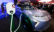 The H1st Vision, an all-electric concept car prototype developed by the French companies R...
