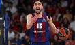Tomas Satoransky is playing in the match between FC Barcelona and Maccabi Playtika Tel Avi...