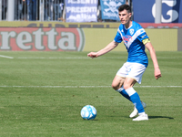 Dimitri Bisoli of Brescia Calcio FC is carrying the ball during the Italian Serie B soccer championship match between Brescia Calcio FC and...