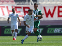 Adrian Santiago Ferraris of Valletta is in action during the Malta BOV Premier League soccer match between Valletta and Floriana at the Nati...