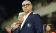 Davide Ballardini, head coach of US Sassuolo, is watching the Serie A TIM match between US...