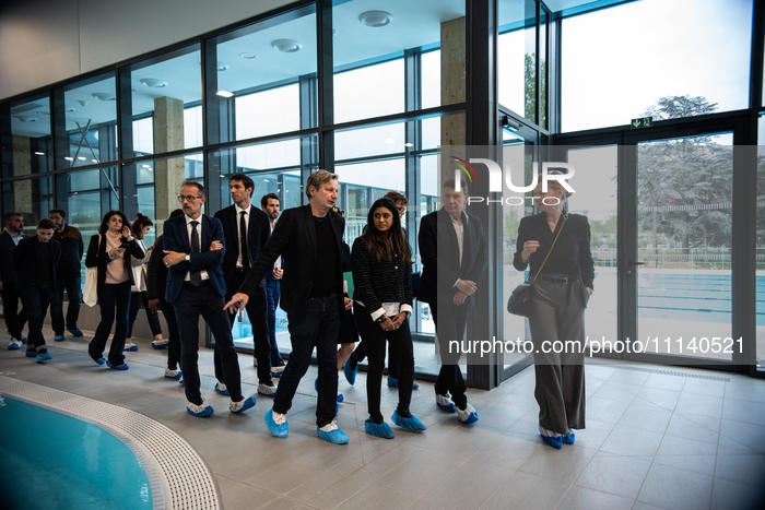 Minister Thevenot Visits New Olympic Facility