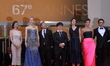 The cast of Grace of Monaco: Jeanne Balibar, Nicole Kidamn, Tom Roth, Olivier Dahan, Paz V...