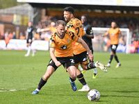 James Gibbons of Cambridge United is controlling the ball during the Sky Bet League 1 match between Cambridge United and Charlton Athletic a...