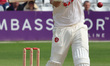 Matt Critchley of Essex is in action during day two of the Vitality County Championship -...