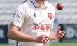 Jamie Porter of Essex is in action during day two of the Vitality County Championship - Di...