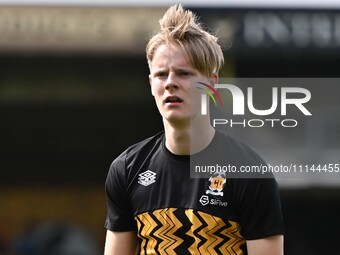 George Scales of Cambridge United is pictured before the Sky Bet League 1 match against Charlton Athletic at the Abbey Stadium in Cambridge,...