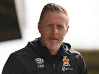 Manager Garry Monk of Cambridge United is looking on during the Sky Bet League 1 match between Cambridge United and Charlton Athletic at the...