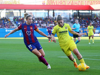 Alexia Putellas and Claudia Iglesias are playing in the match between FC Barcelona and Villarreal CF for week 23 of the Liga F at the Johan...