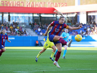 Alexia Putellas is playing in the match between FC Barcelona and Villarreal CF for week 23 of the Liga F at the Johan Cruyff Stadium in Barc...