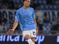 Nicolo' Casale of S.S. Lazio is playing during the 32nd day of the Serie A Championship between S.S. Lazio and U.S. Salernitana at the Olymp...