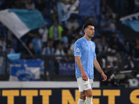 Nicolo' Casale of S.S. Lazio is playing during the 32nd day of the Serie A Championship between S.S. Lazio and U.S. Salernitana at the Olymp...